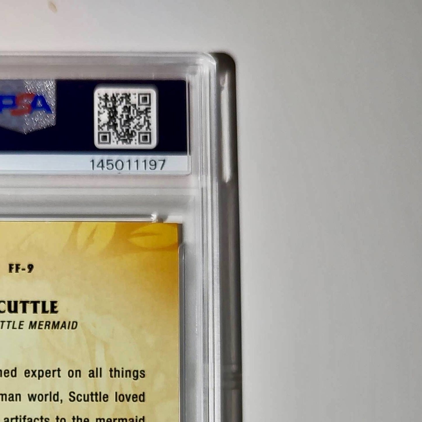Scuttle 2025 Topps Disney #FF-9 Furry Friends Card The Little Mermaid PSA 9 MT