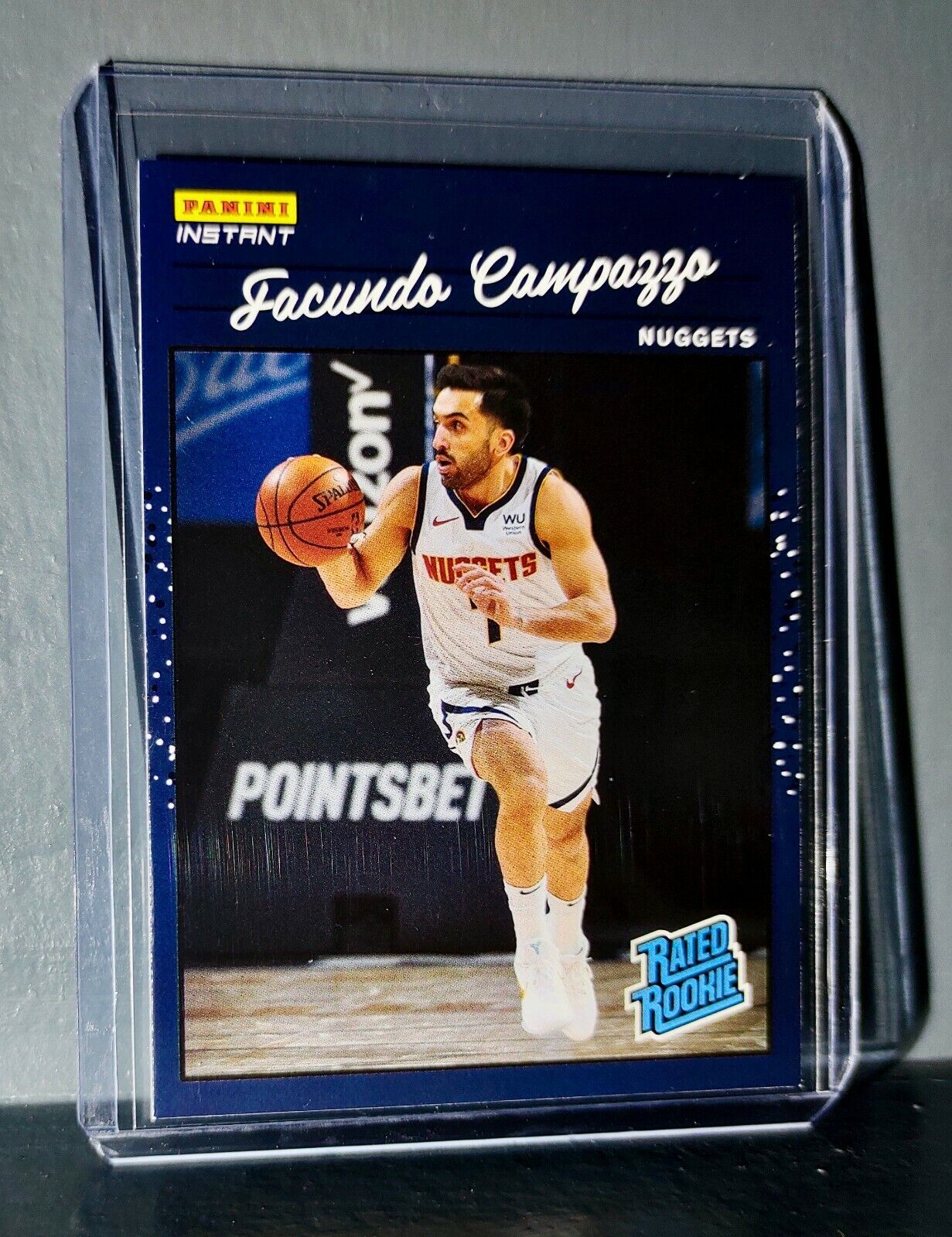 Facundo Campazzo 2020-2021 Panini NBA Instant 45 Rated Rookie Retro Card 1/3558