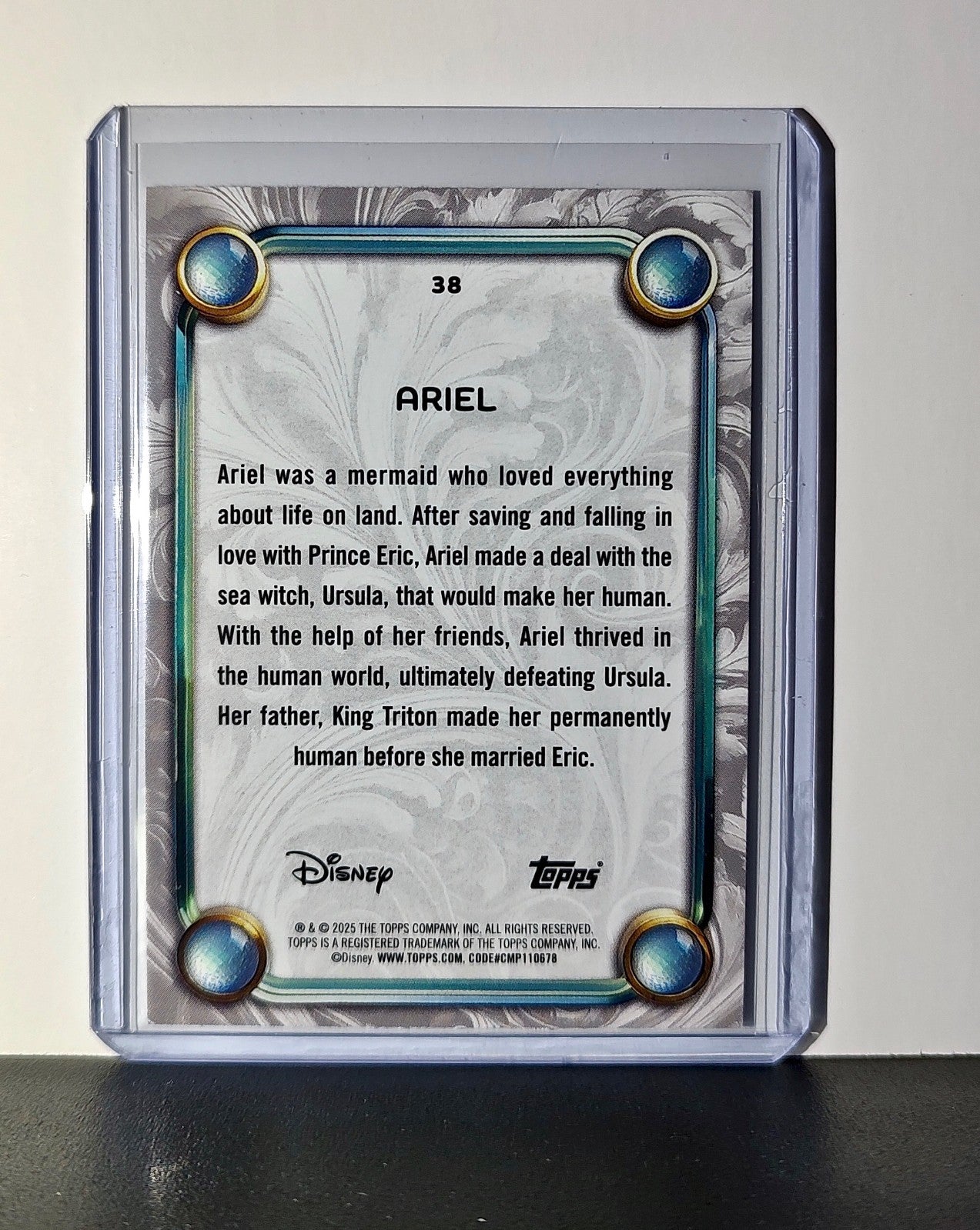 Ariel 2025 Topps Disney Wonder #38 Card The Little Mermaid