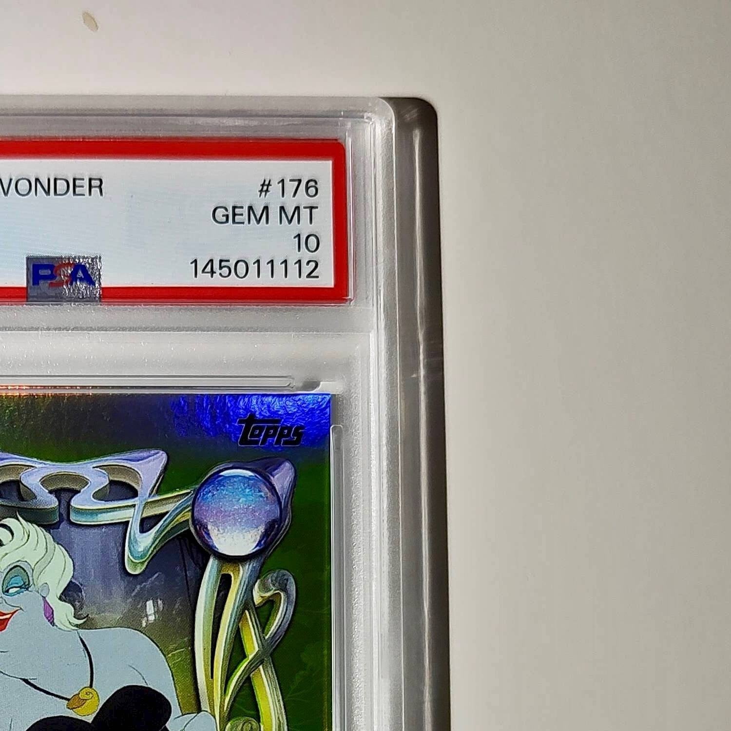 Ursula 2025 Topps Disney Wonder #176 Card The Little Mermaid PSA 10