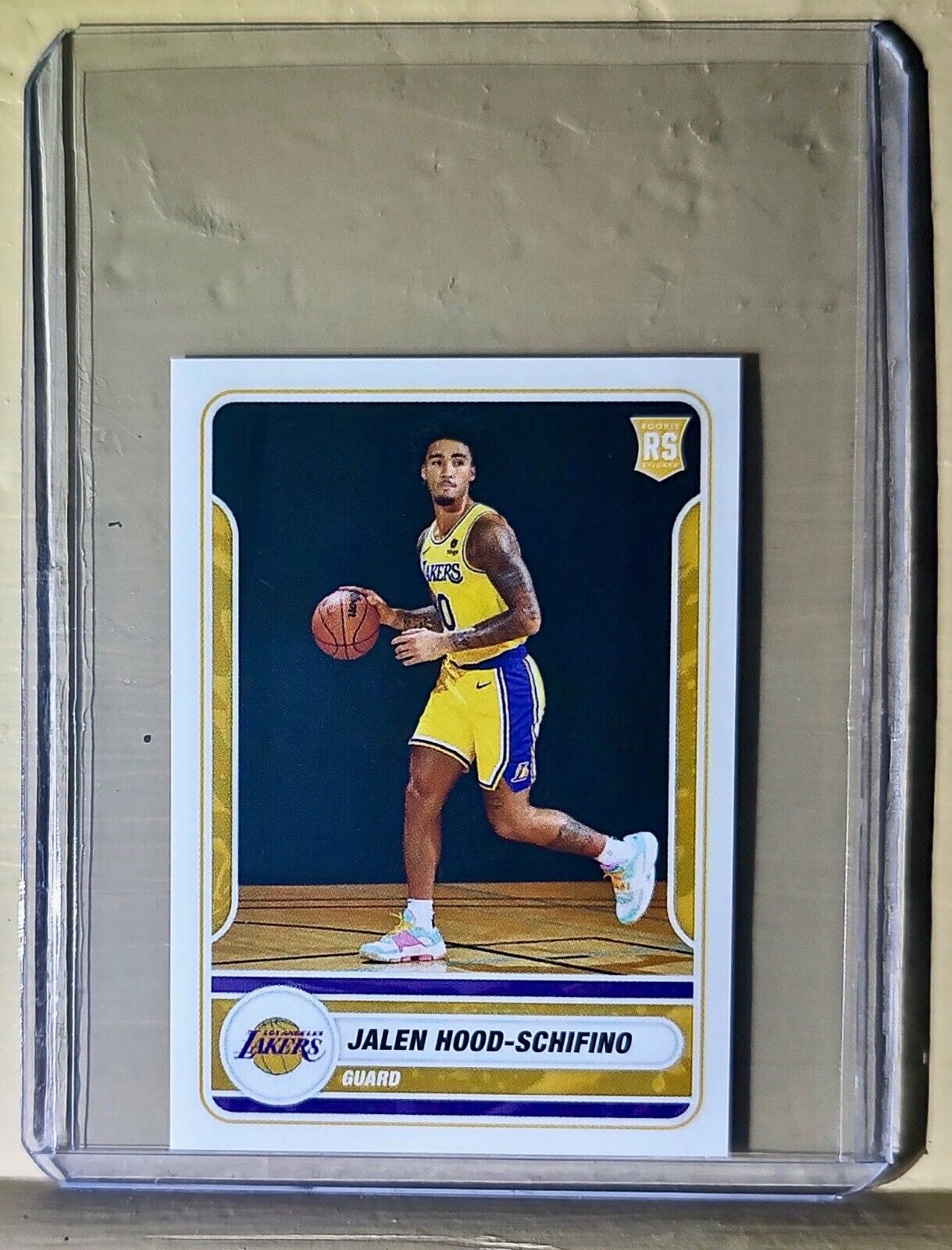 2023-24 Jalen Hood-Schifino Panini NBA Basketball #371 Sticker LA Lakers