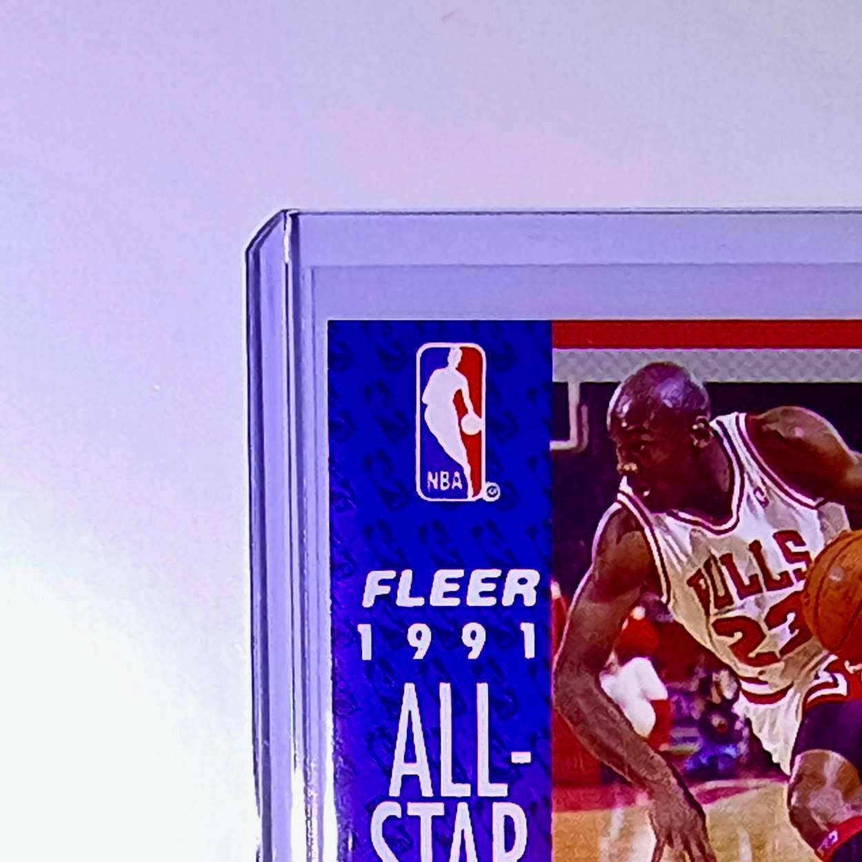 Michael Jordan 1991-92 Fleer All-Star Team #211 Basketball Card Chicago Bulls
