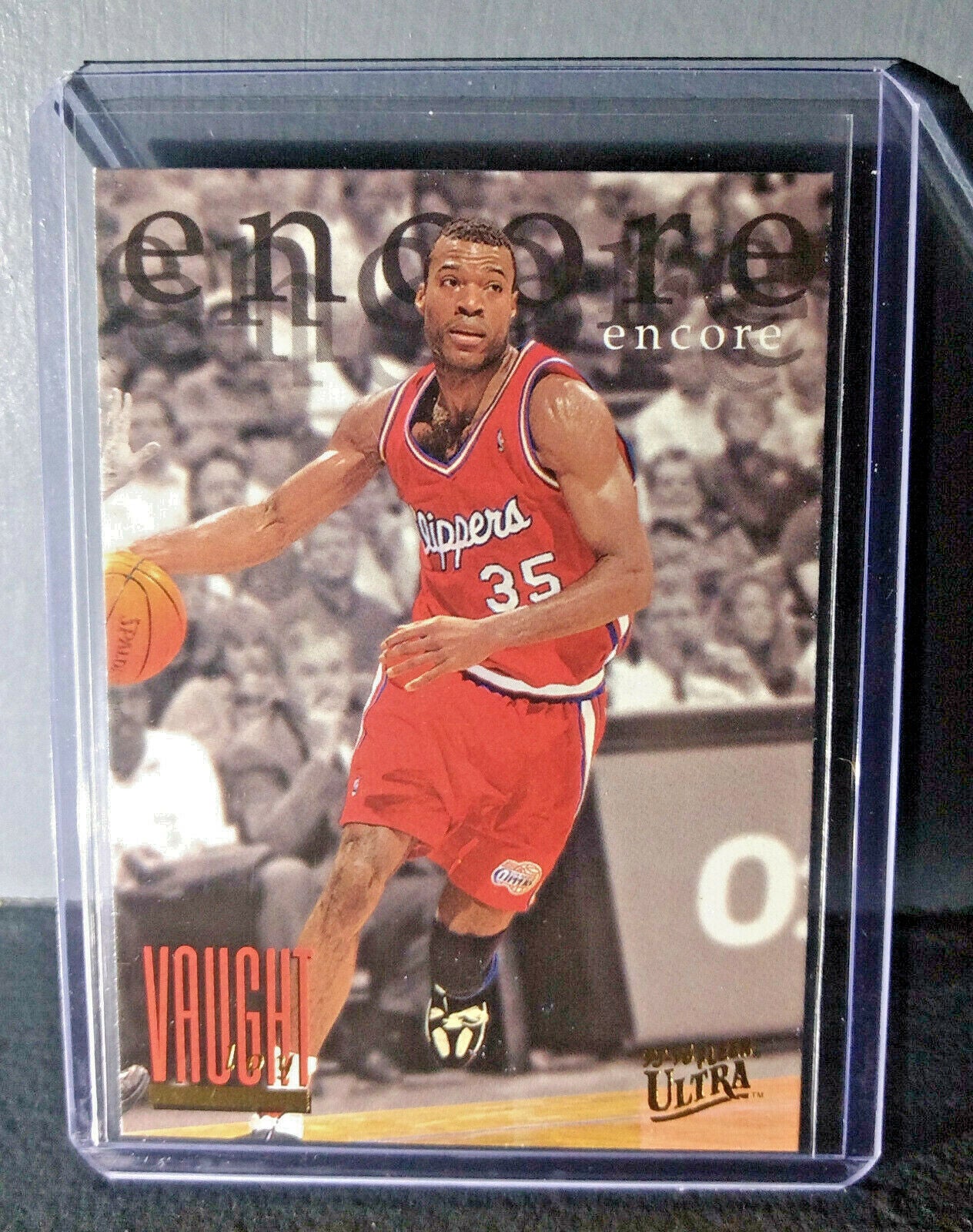 1995-96 Loy Vaught #345 Ultra Encore Basketball Card 