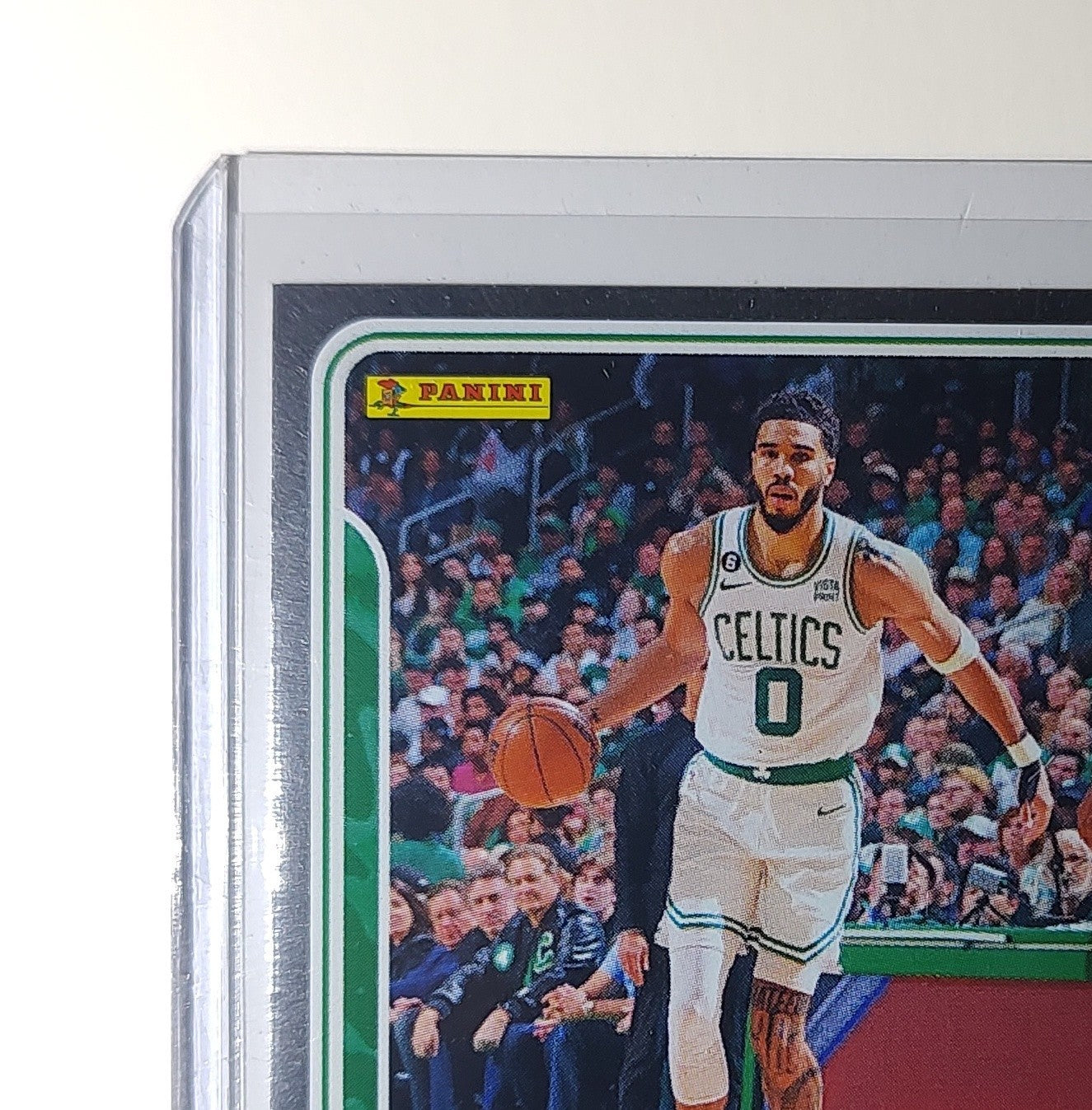 Jayson Tatum 2023-24 Panini NBA Sticker Foil Card #17 Boston Celtics