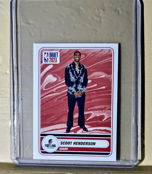 2023-24 Scoot Henderson Panini NBA Draft Rookie Basketball #81 Sticker