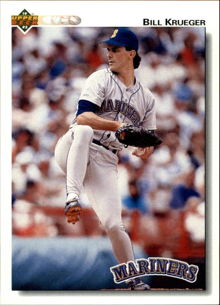 Bill Krueger 1992 Upper Deck MLB #403 Baseball Card Seattle Mariners