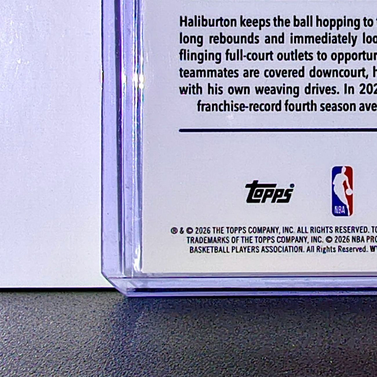 Tyrese Haliburton 2025-26 NBA Topps Chrome Update #18 Basketball Card Pacers