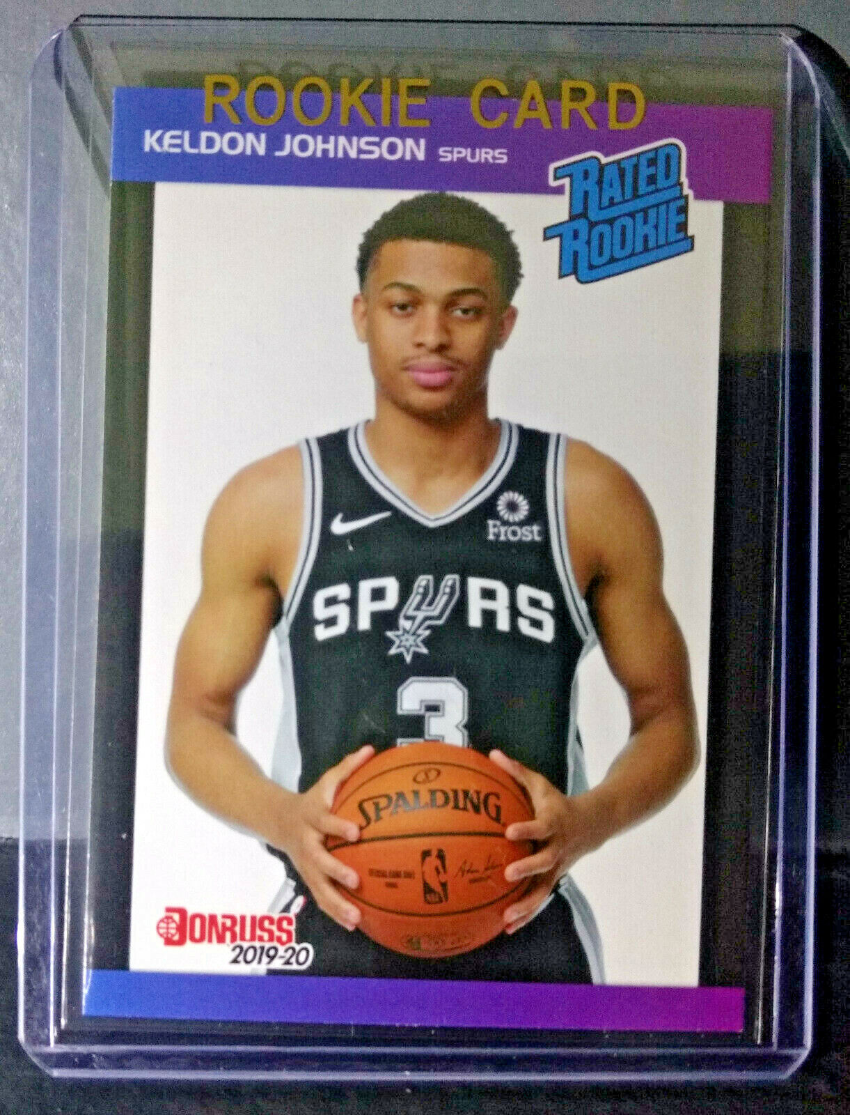 Keldon Johnson 2019-2020 Panini NBA #24 Rated Rookie Retro Card 1/3431