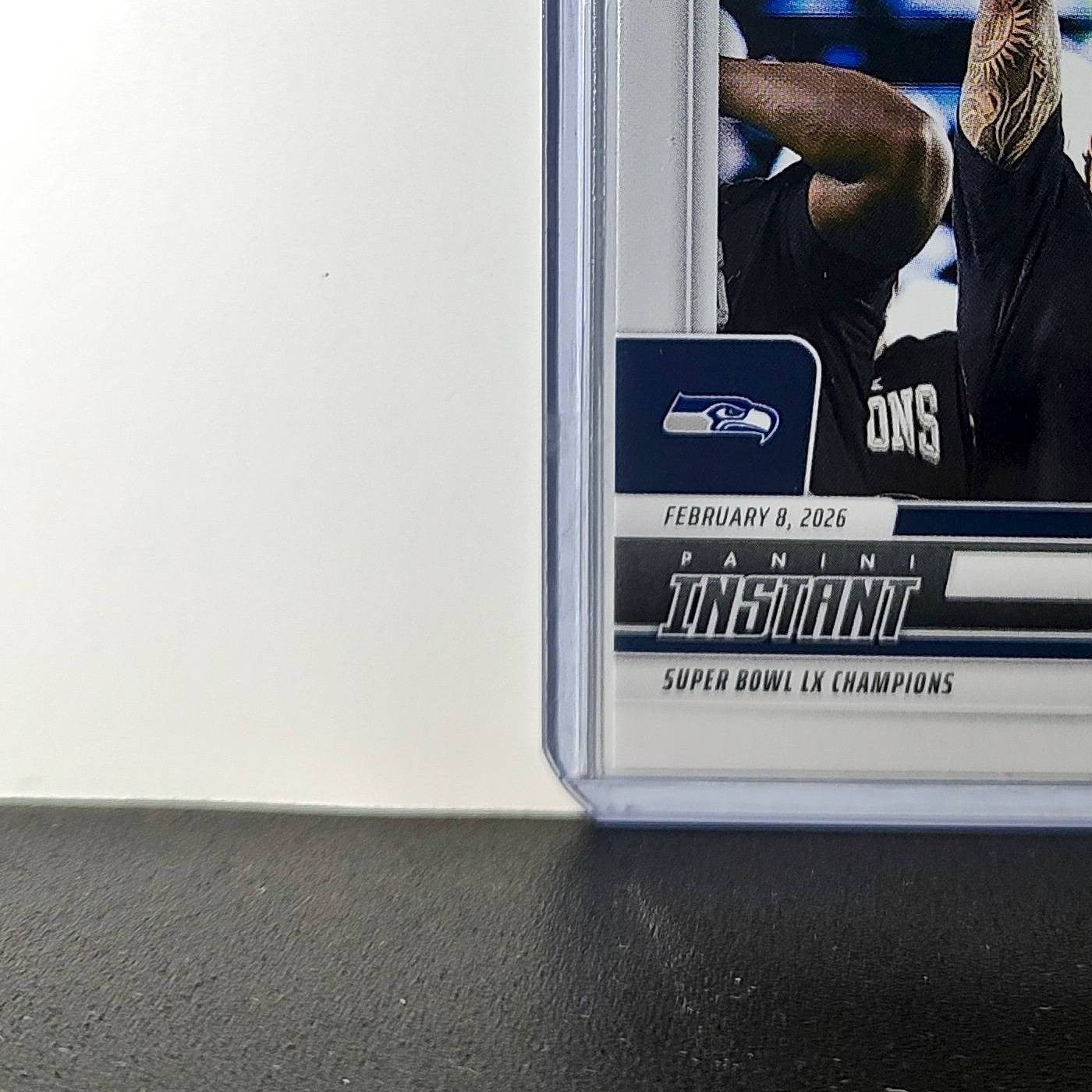 Abraham Lucas 2026 Panini NFL Super Bowl LIX Champions #15 Card Seattle Seahawks