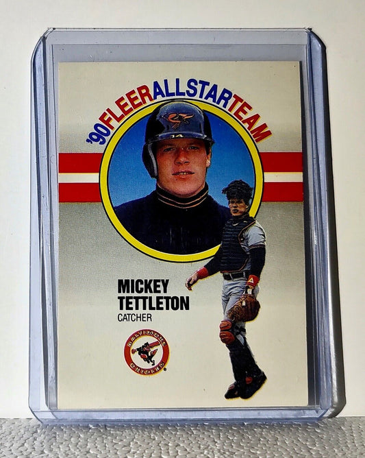 Mickey Tettleton 1990 Fleer MLB #12 All-Star Team Card Baltimore Orioles