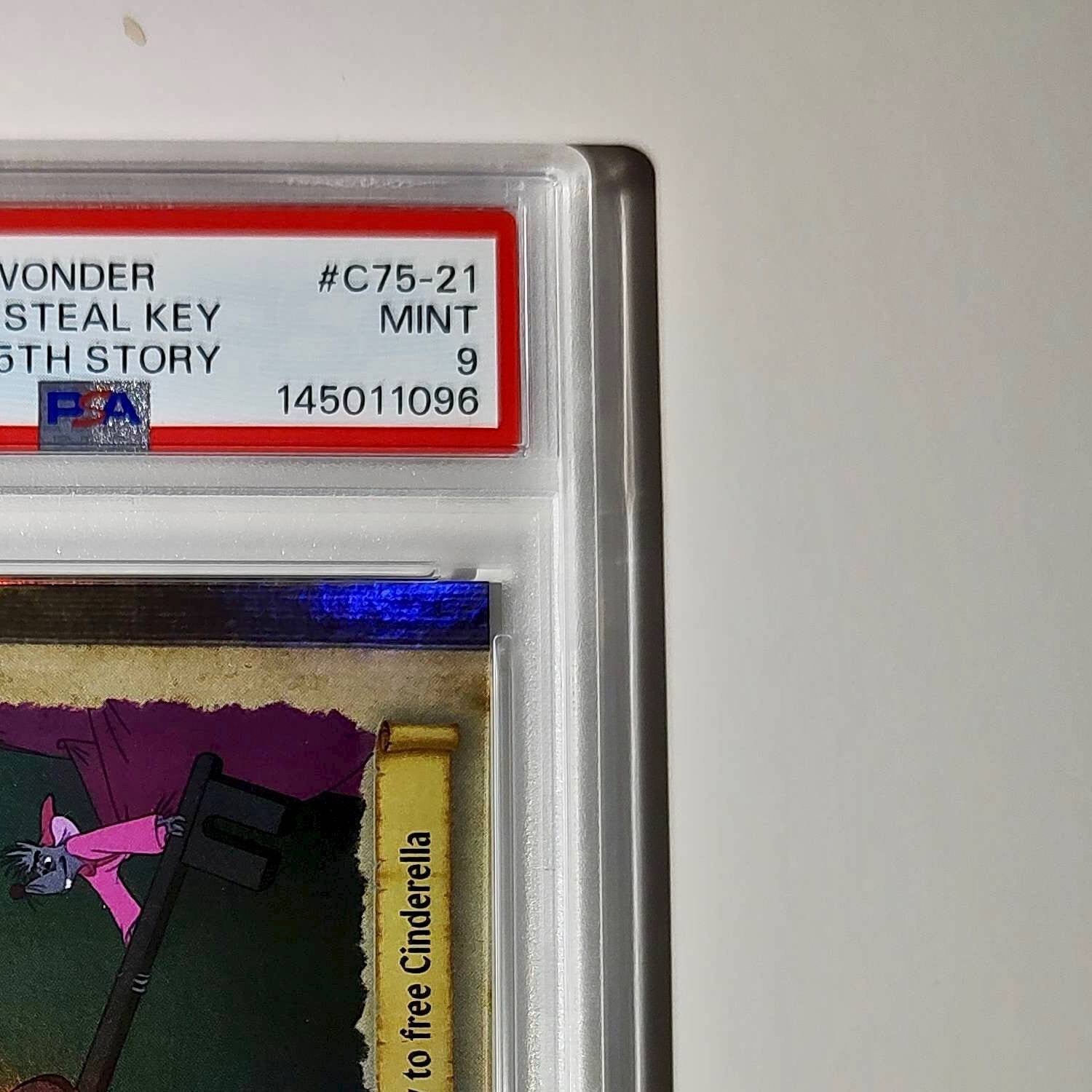 Jaq and Gus steal the key to free Cinderella 2025 Topps Disney #C75-21 PSA 9 MT
