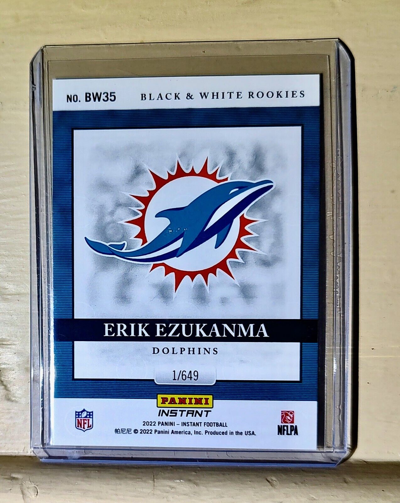 Erik Ezukanma 2022 Panini NFL Black & White Rookies #35 Football Card 1 of 649