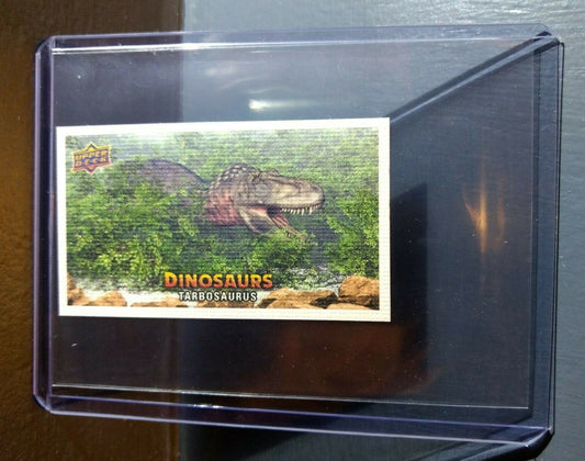 2015 Upper Deck Dinosaurs Canvas Mini Tarbosaurus #47 Trading Card