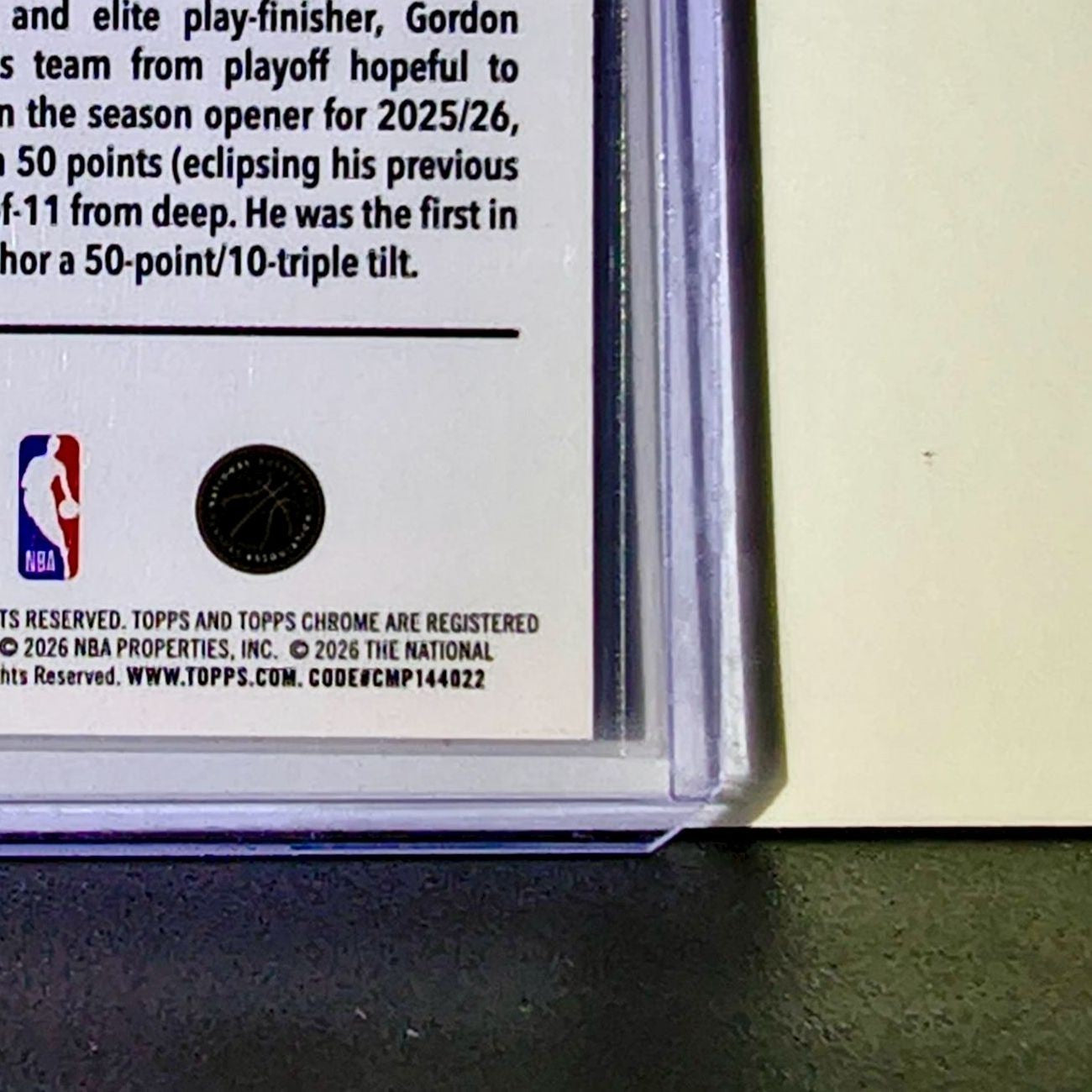 Aaron Gordon 2025-26 NBA Topps Chrome Update Refractor #45 Card Denver Nuggets