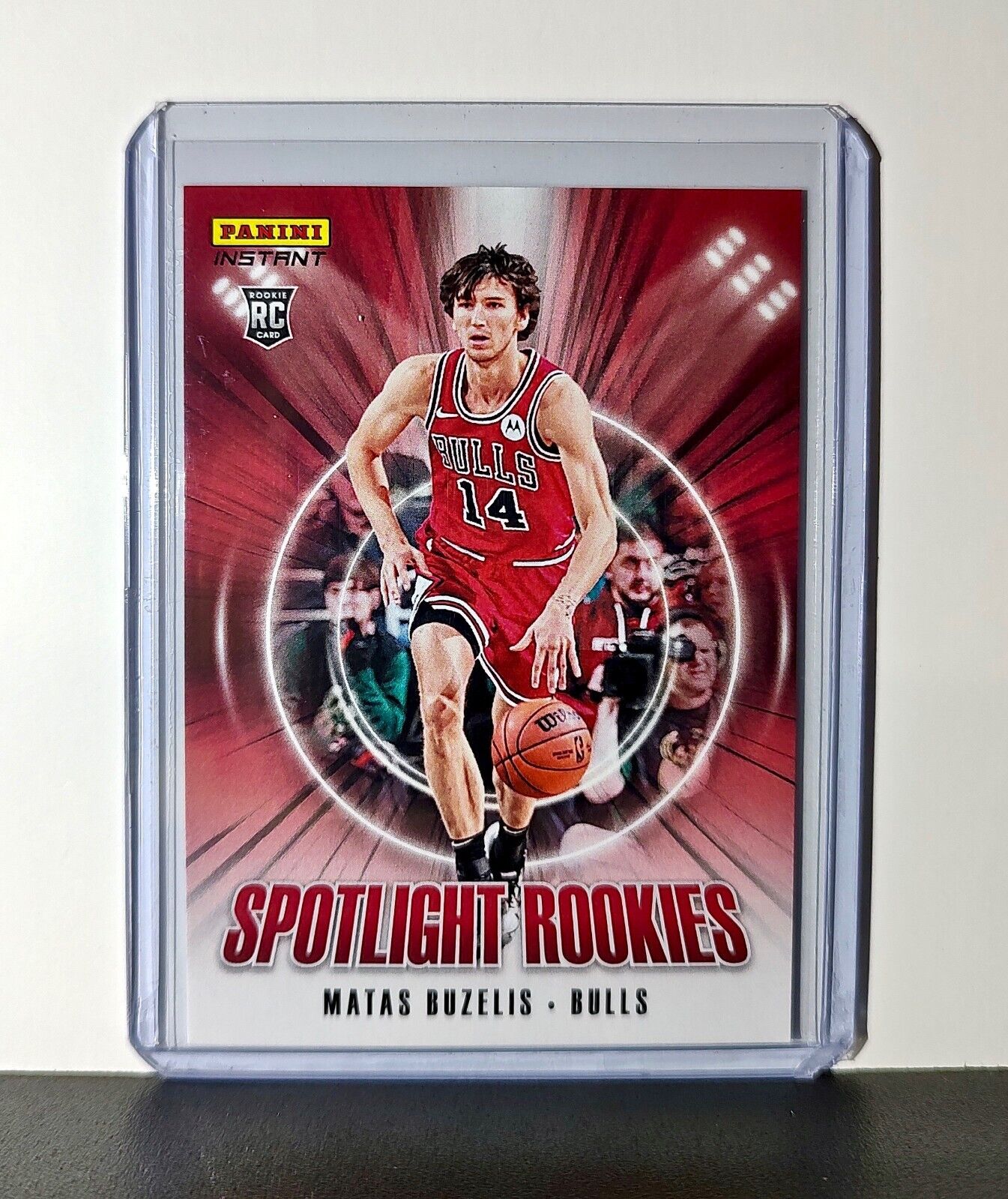 Matas Buzelis Rookie 2024-25 Panini Spotlight Rookies NBA #11 Card Bulls 1/170
