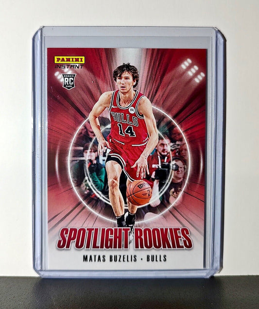 Matas Buzelis Rookie 2024-25 Panini Spotlight Rookies NBA #11 Card Bulls 1/170