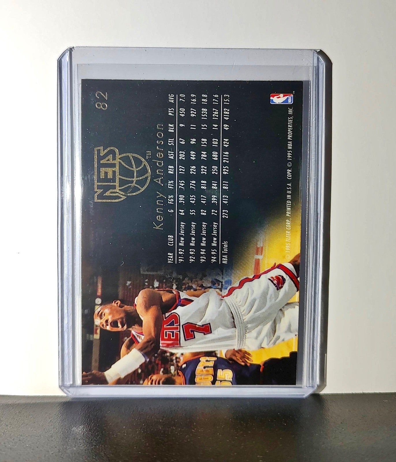 Kenny Anderson 1995-96 Flair NBA #82 Card New Jersey Nets