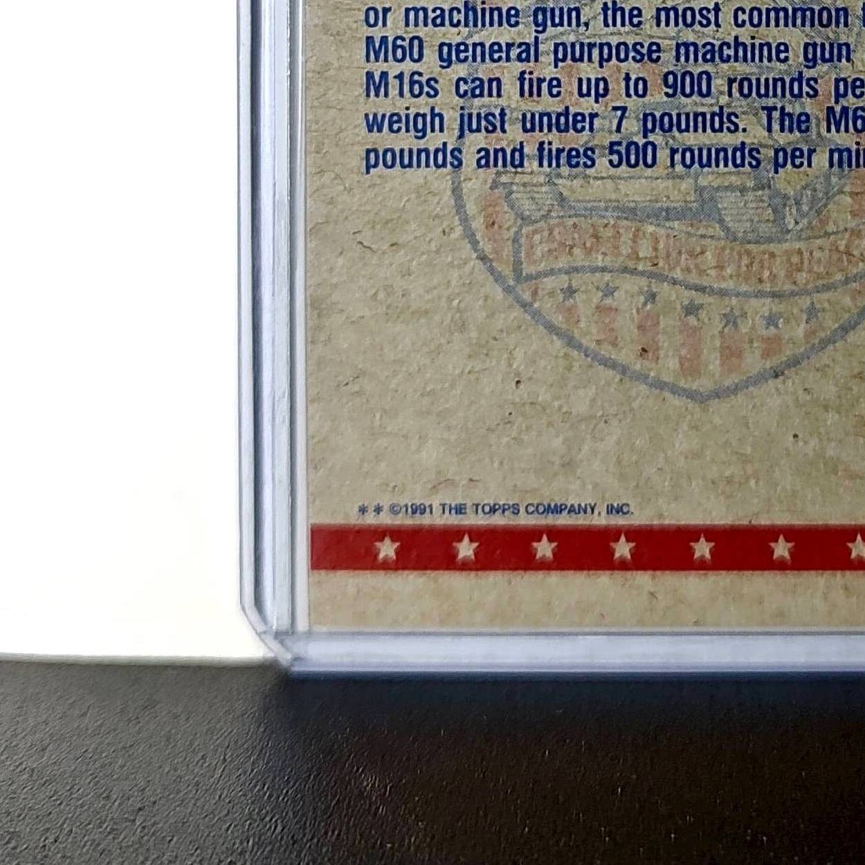 Machine Guns Ready 1991 Topps Desert Storm #78 Card