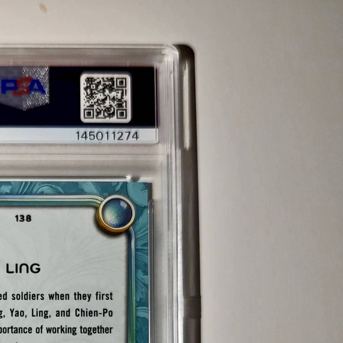 Ling 2025 Topps Disney Wonder #138 Diamond Card Mulan PSA 6