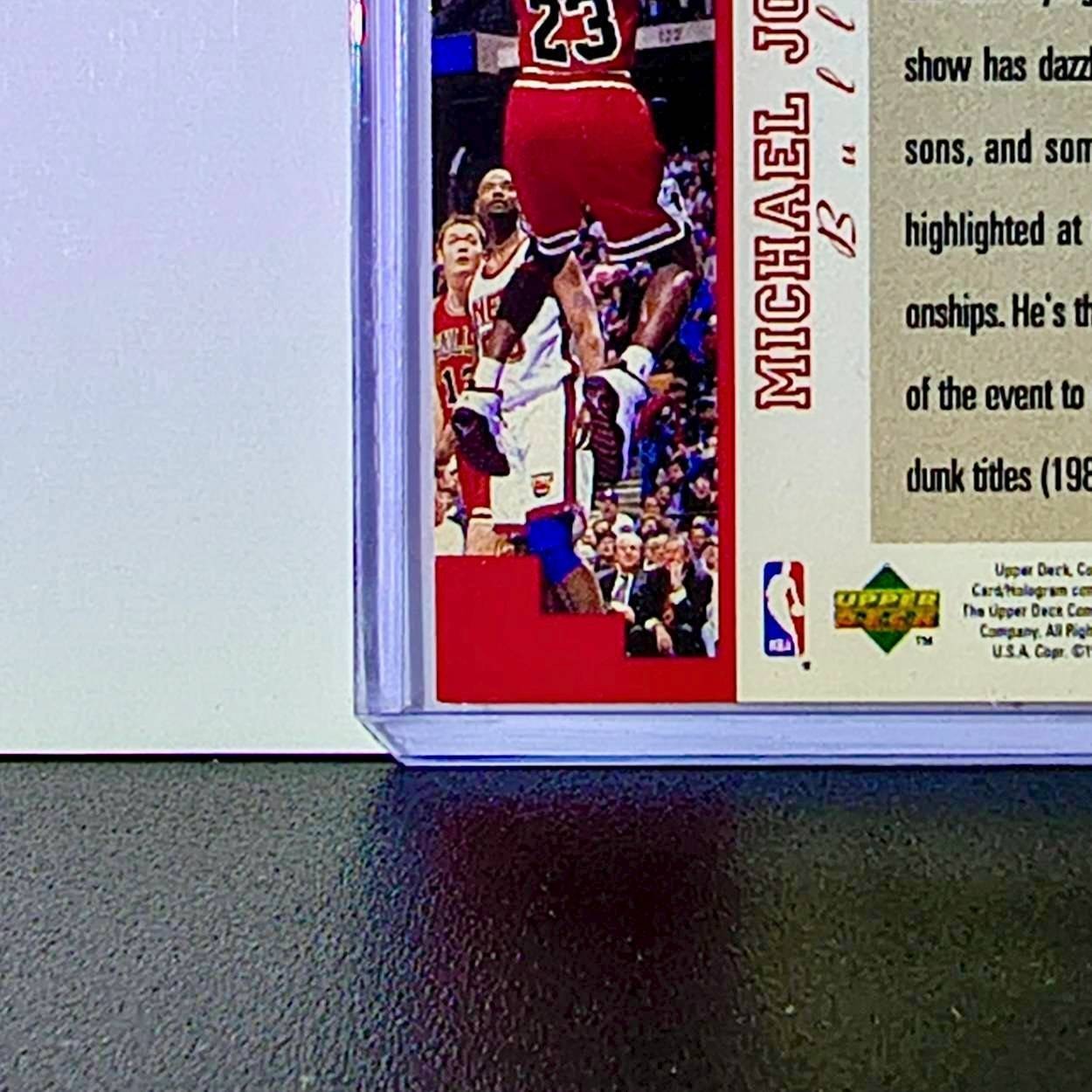 Michael Jordan 1995-96 Upper Deck Collector's Choice #195 Card Chicago Bulls