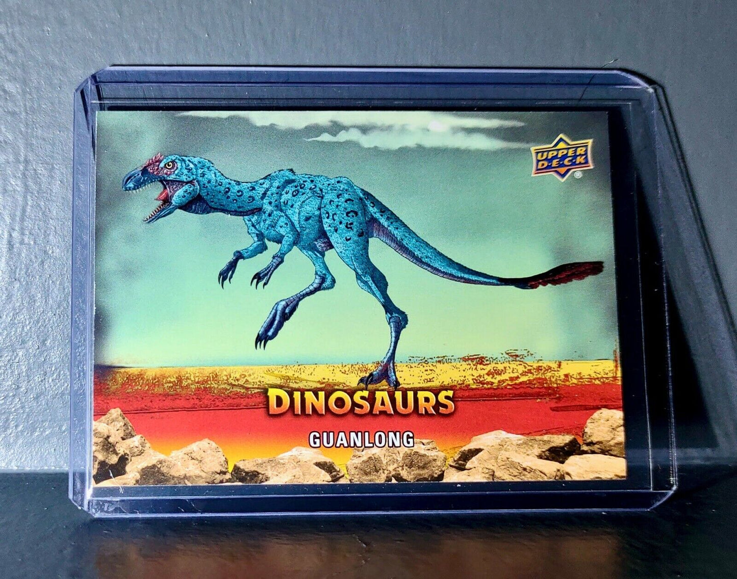 2015 Upper Deck Dinosaurs Guanlong Extinction Red Parallel #67 Card