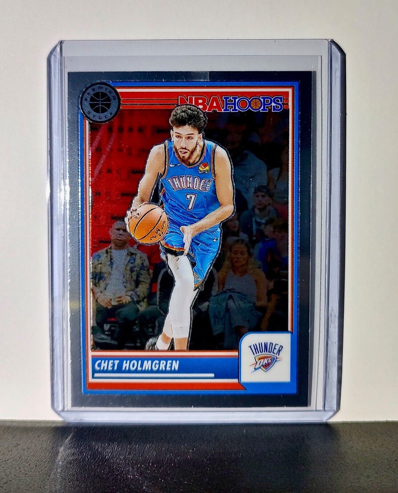 Chet Holmgren 2023-24 Panini Premium Stock NBA Hoops #38 Card OC Thunder
