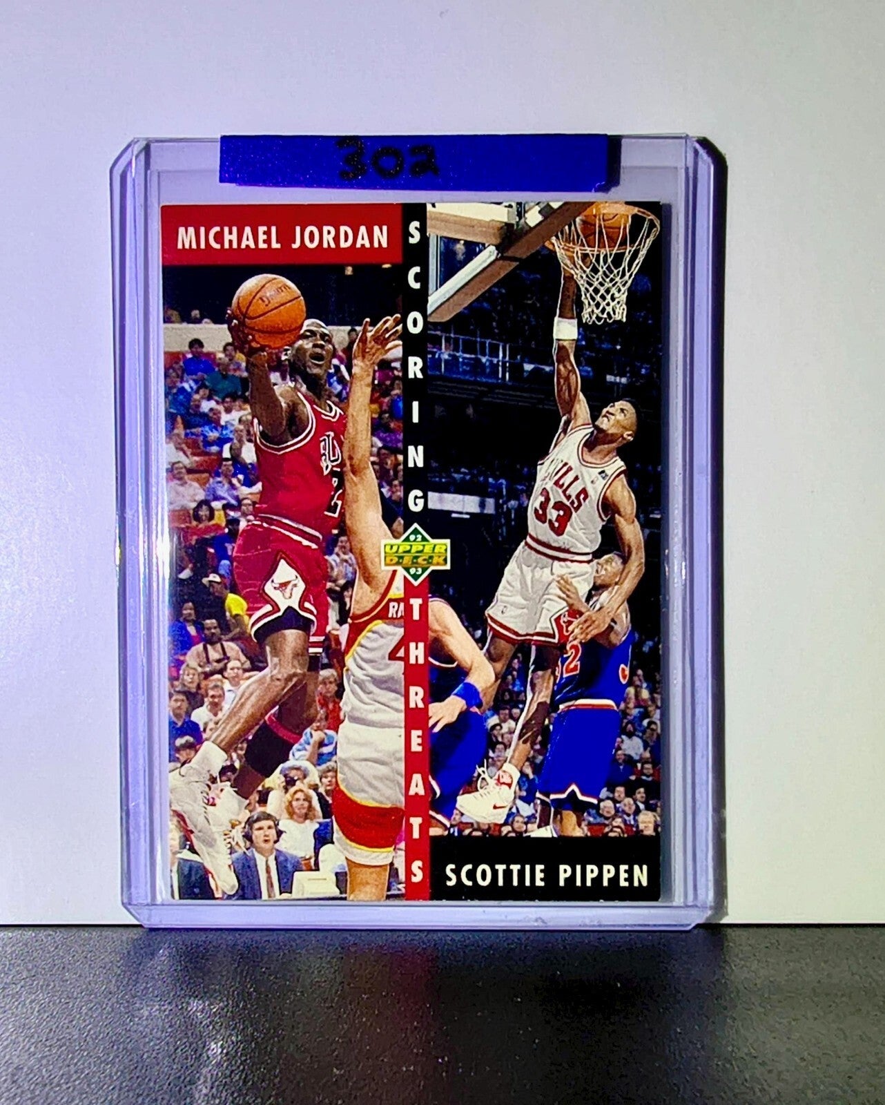 Michael Jordan / Scottie Pippen 1992-93 Upper Deck Scoring Threats #62 Bulls
