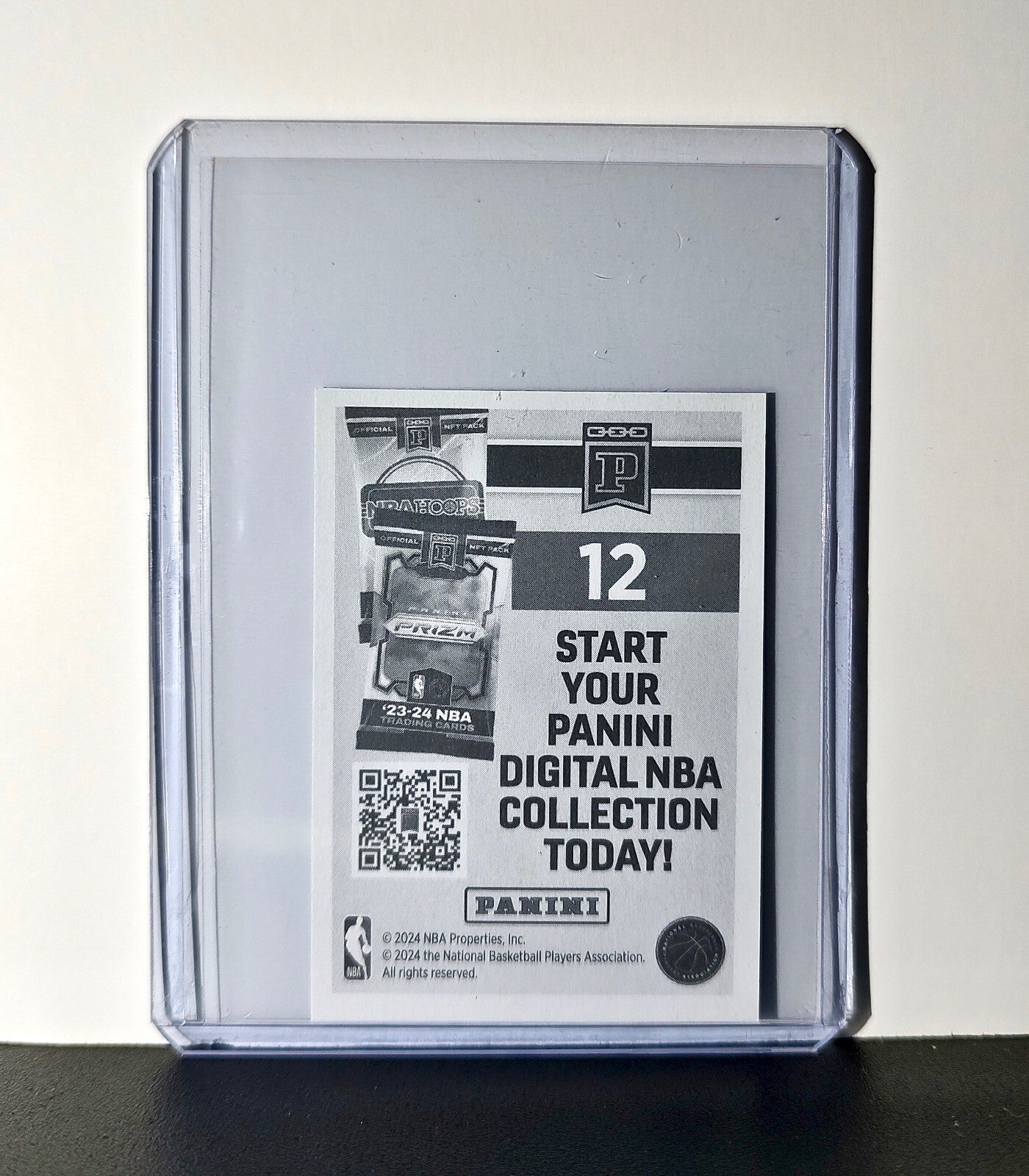 2023-24 NBA Logo 2024-25 Panini NBA #12 Sticker Card