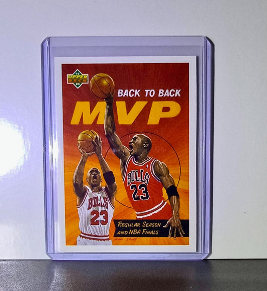 Michael Jordan 1992-93 Upper Deck Back to Back MVP #67 Card Chicago Bulls