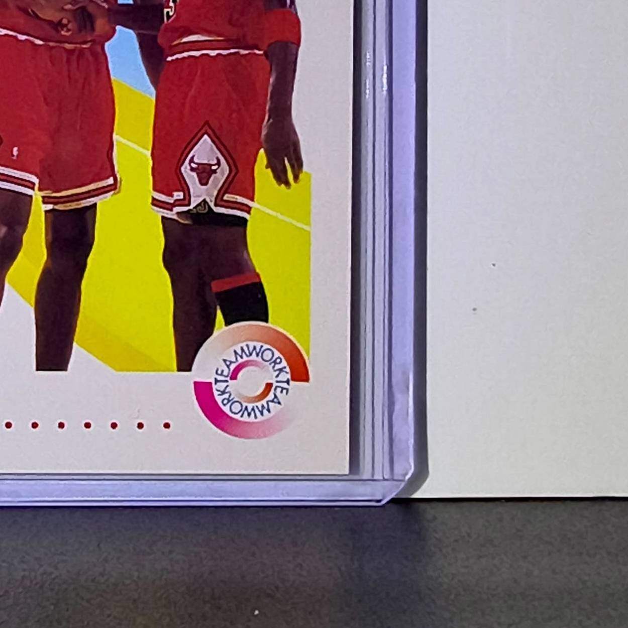 Michael Jordan Scottie Pippen 1991-92 Skybox #462 Basketball Card Chicago Bulls