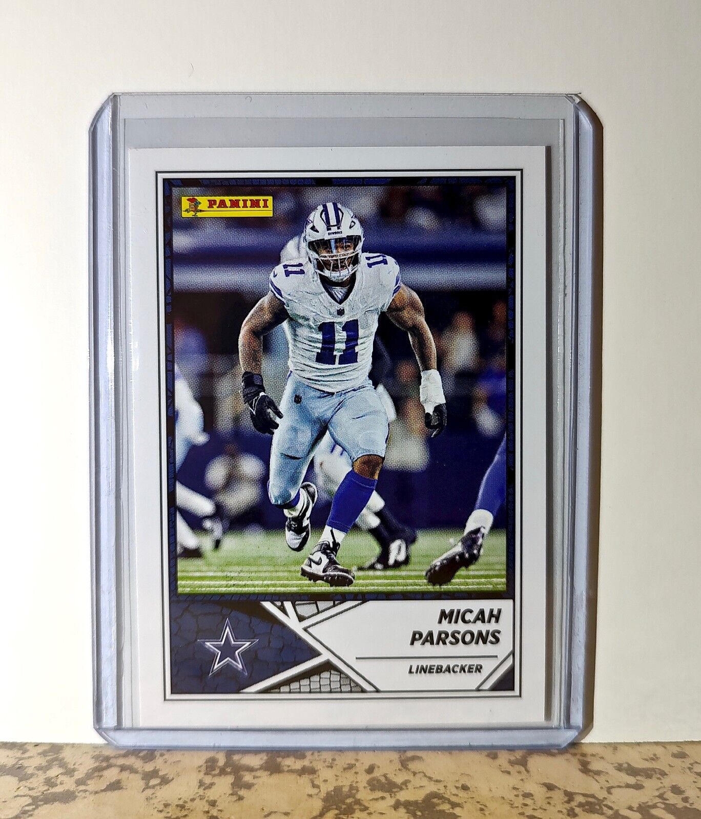 Micah Parsons 2024 Panini NFL #17 Sticker Card Dallas Cowboys