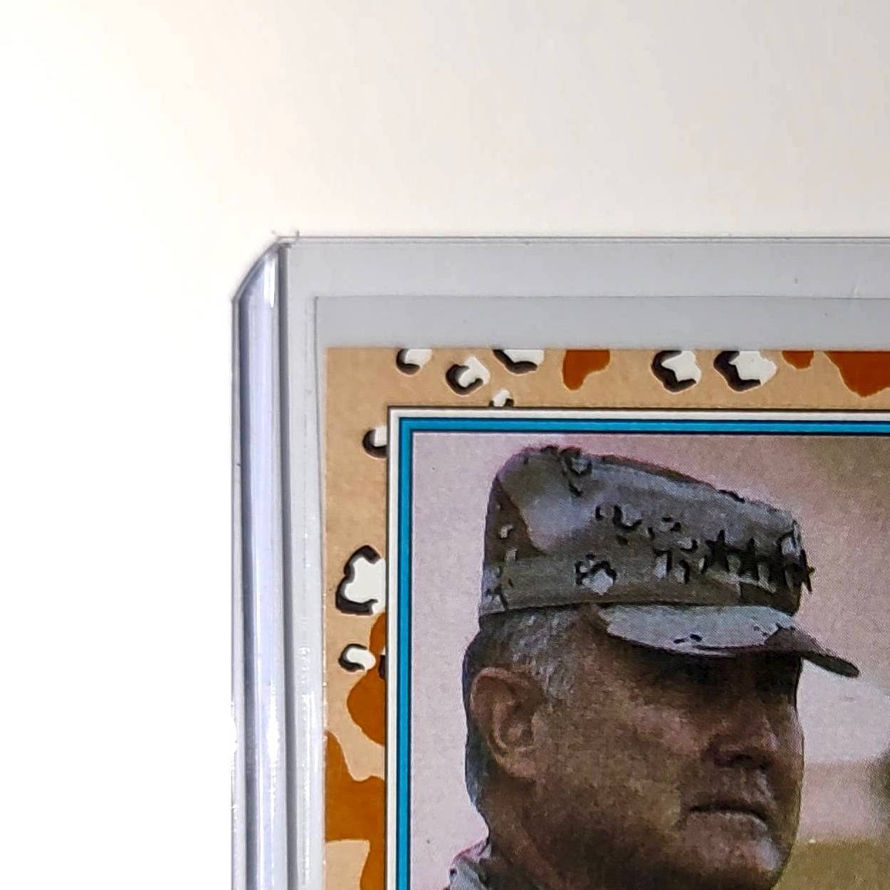 General Schwarzkopf 1991 Topps Desert Storm #157 Card