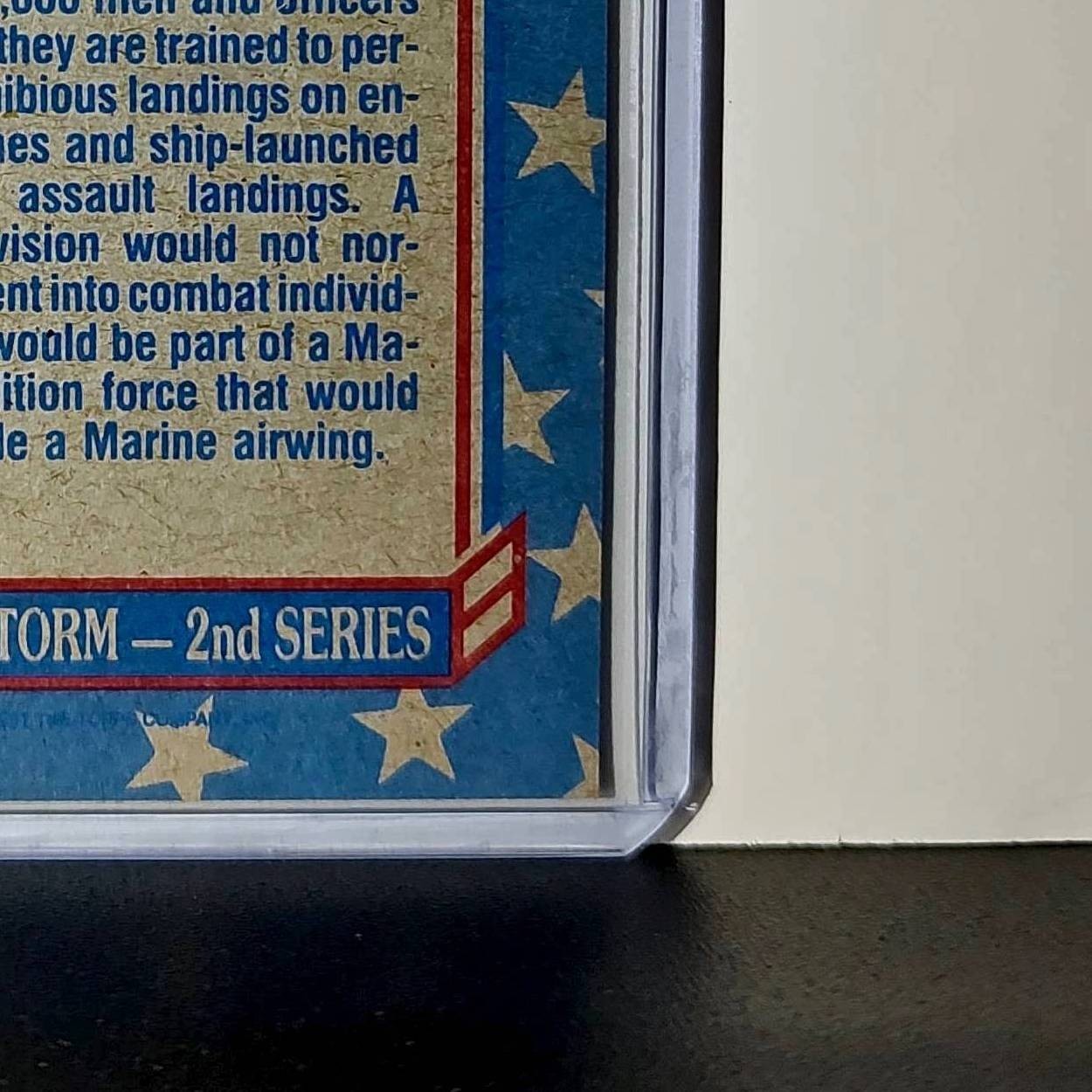 The Marines Land 1991 Topps Desert Storm #151 Card