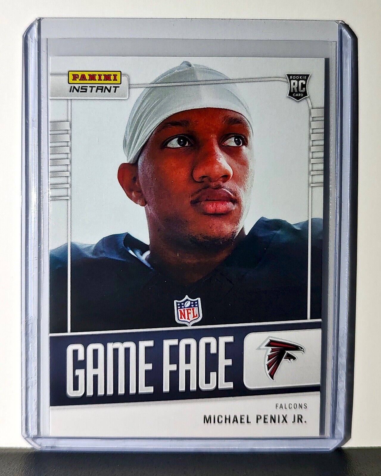 Michael Penix Jr. 2024 Panini Game Face #22 NFL Rookie Card Falcons 1/331