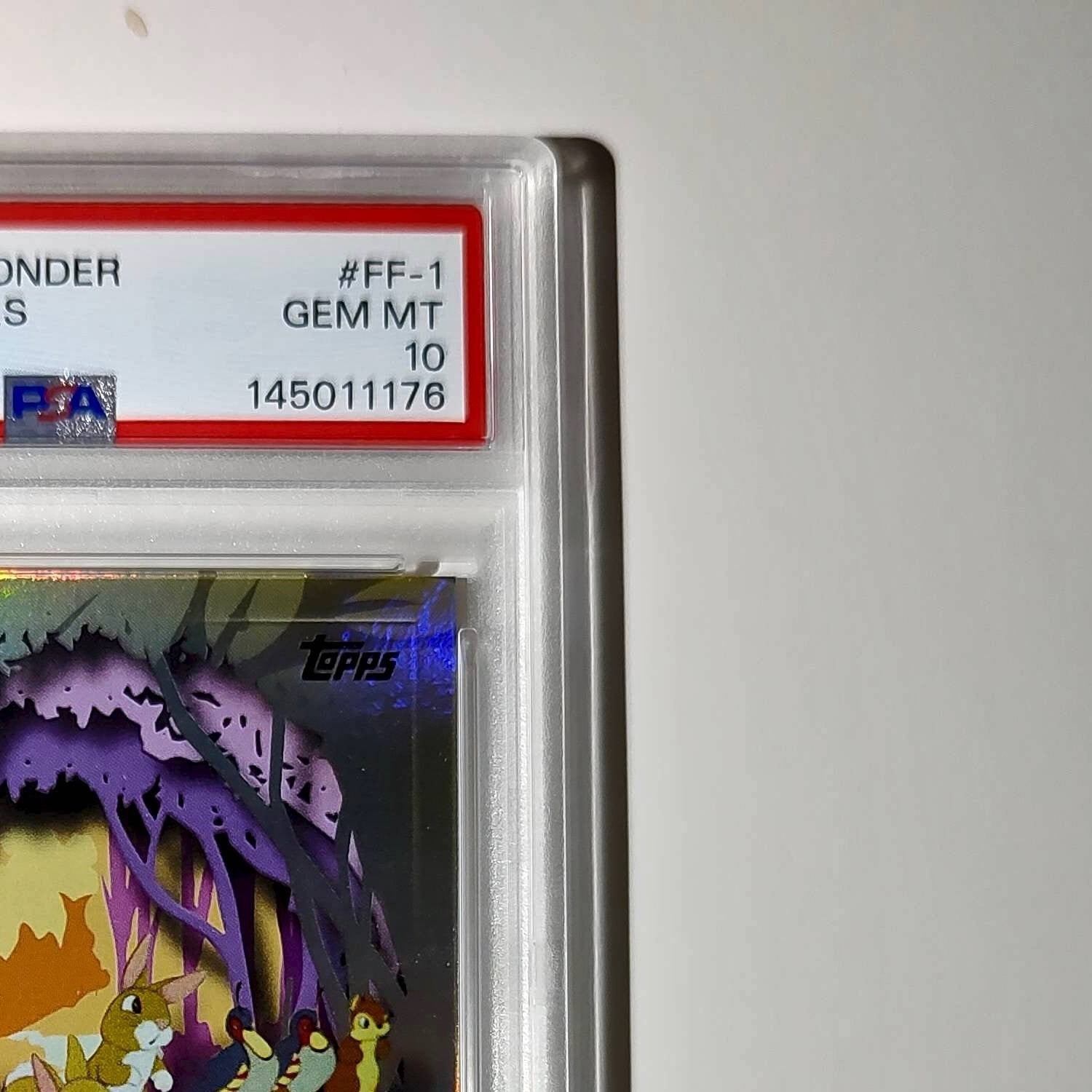 Forest Animals 2025 Topps Disney 2025 Topps Disney #FF-1 Furry Friends PSA 10