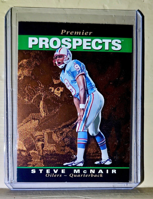 Steve McNair 1995 Upper Deck Premier Prospects #3 NFL Rookie Card Oilers