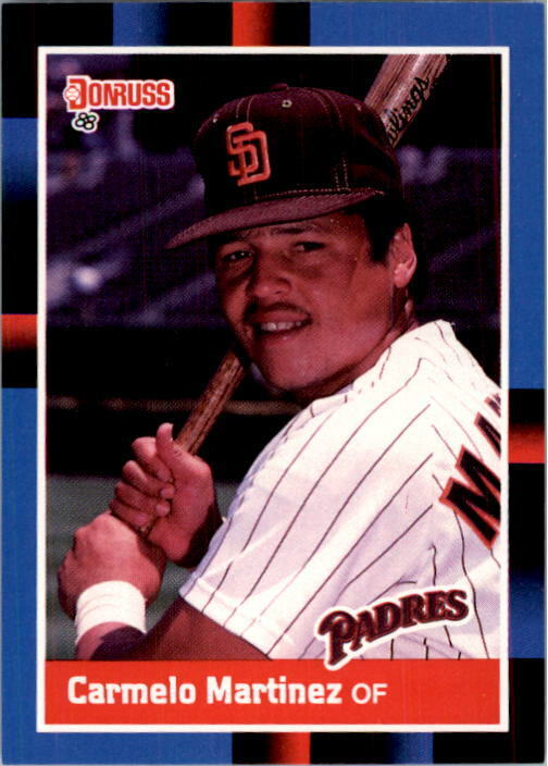 1988 Carmelo Martinez Donruss Baseball Card #287