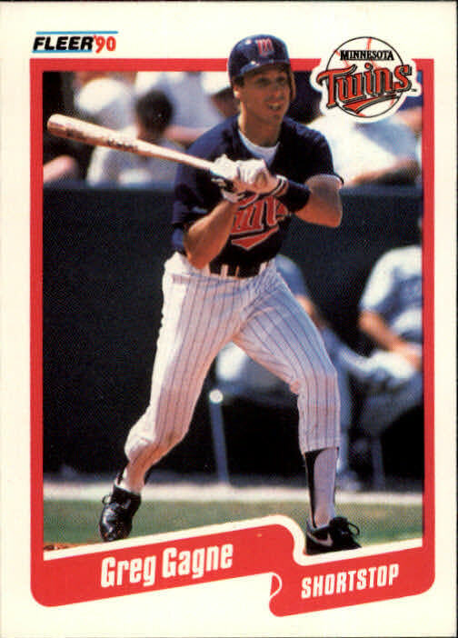 1990 Greg Gagne Fleer Baseball Card #374