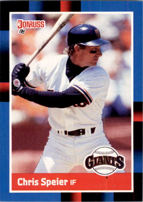 1988 Chris Speier Donruss Baseball Card #239