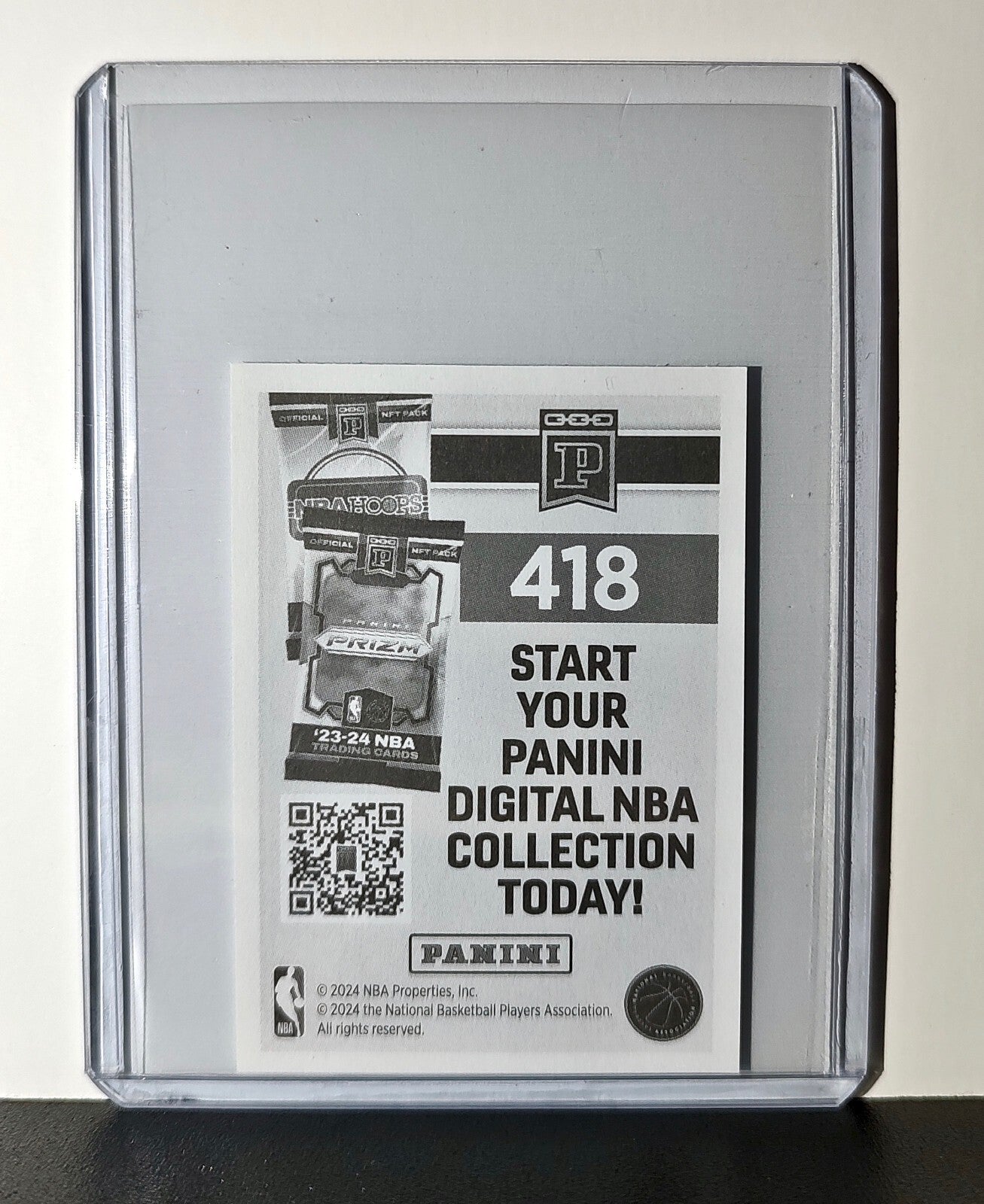 Logo 2024-25 Panini NBA #418 Sticker Card Oklahoma City Thunder