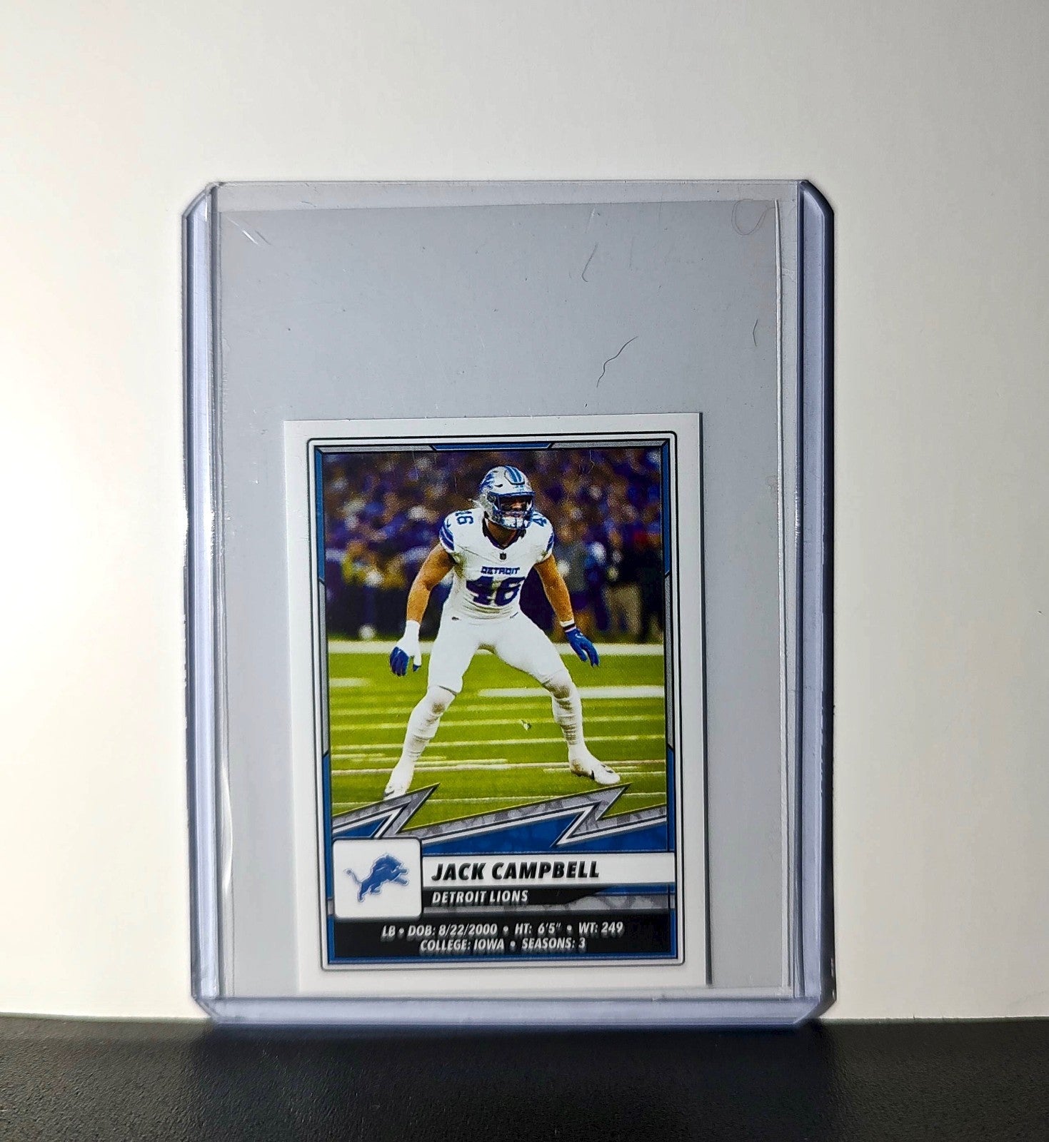 Jack Campbell 2025 Panini NFL #385 Sticker Detroit Lions
