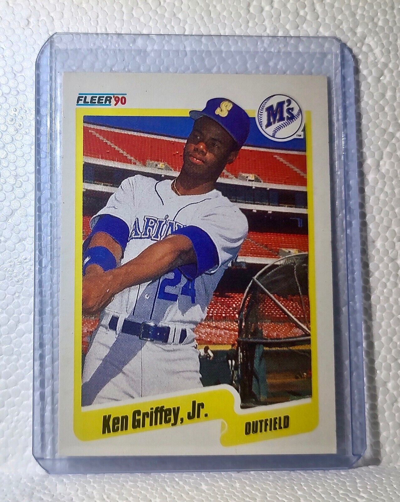 Ken Griffey Jr. 1990 Fleer MLB #513 Baseball Card Seattle Mariners