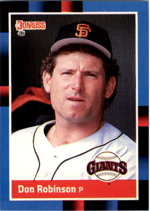 1988 Don Robinson Donruss Baseball Card #573