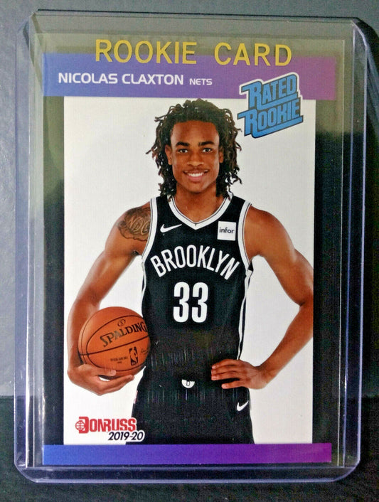 Nicolas Claxton 2019-2020 Panini NBA #44 Rated Rookie Retro Card 1/3431