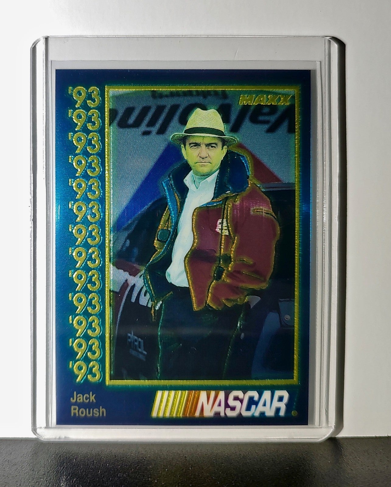 Jack Roush 1993 Maxx Premier Plus Racing #93 NASCAR Card Roush Racing