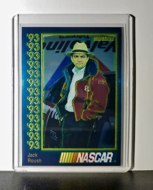 Jack Roush 1993 Maxx Premier Plus Racing #93 NASCAR Card Roush Racing