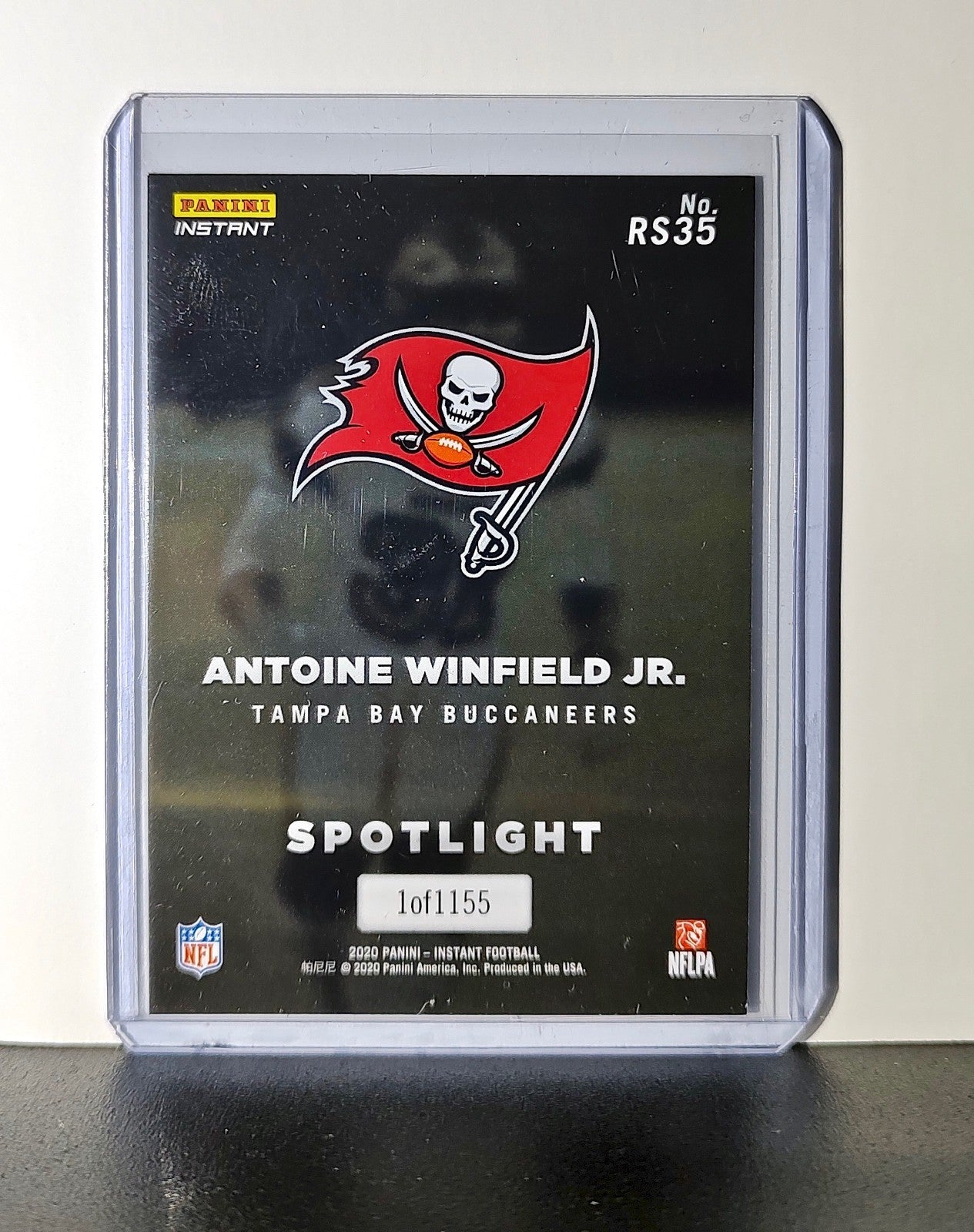 Antoine Winfield Jr Rookie 2020 Panini NFL #35 Rookie Spotlight Card Buccaneers