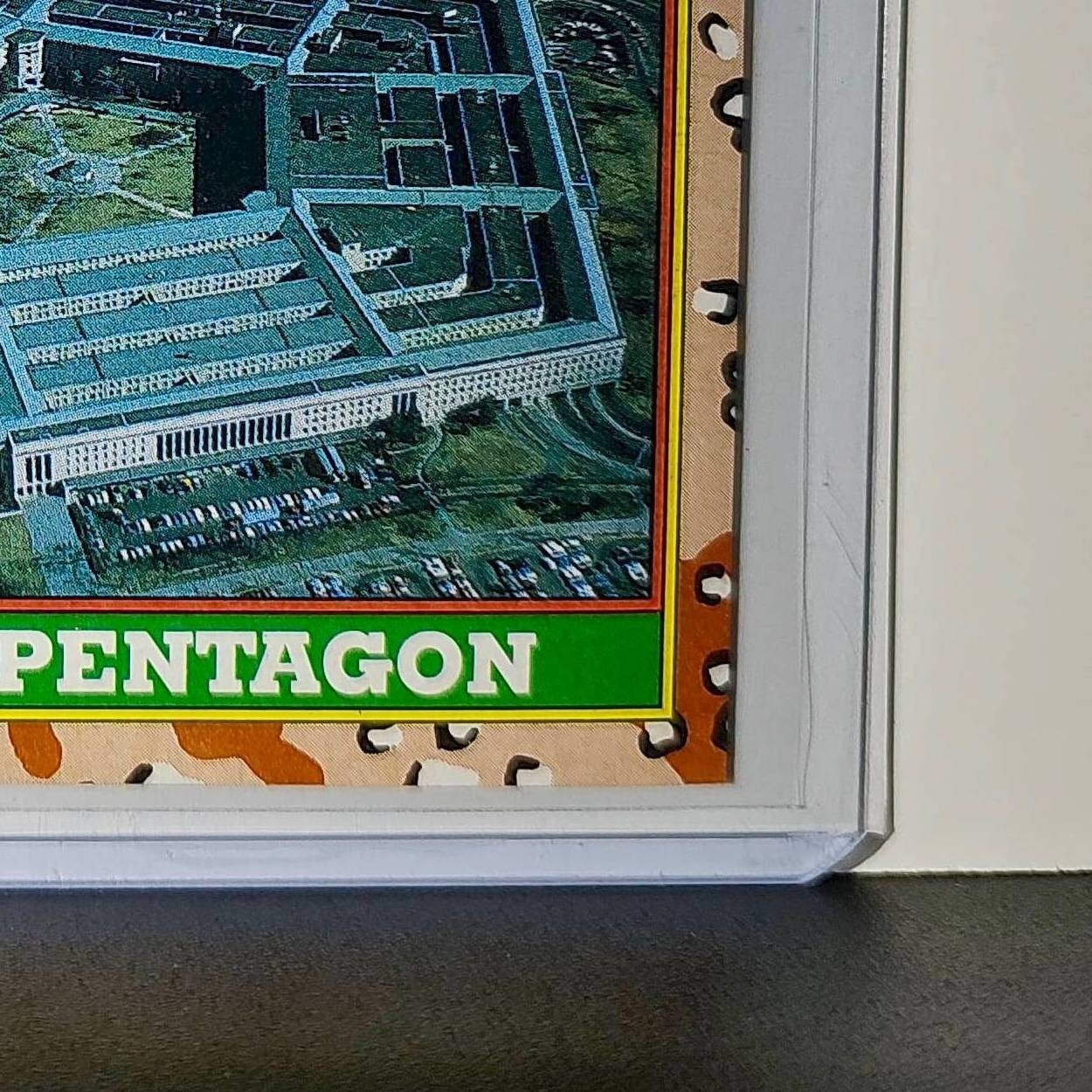 The Pentagon 1991 Topps Desert Storm #87 Card