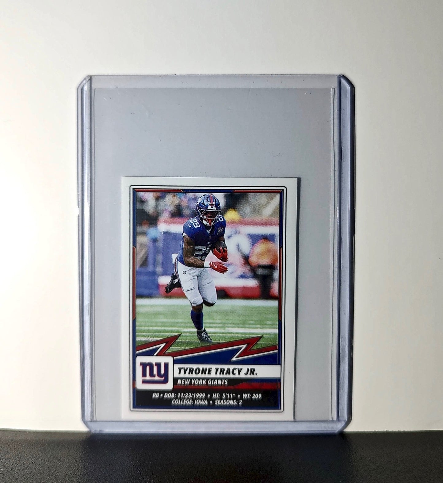 Tyrone Tracy Jr. 2025 Panini NFL #313 Sticker New York Giants