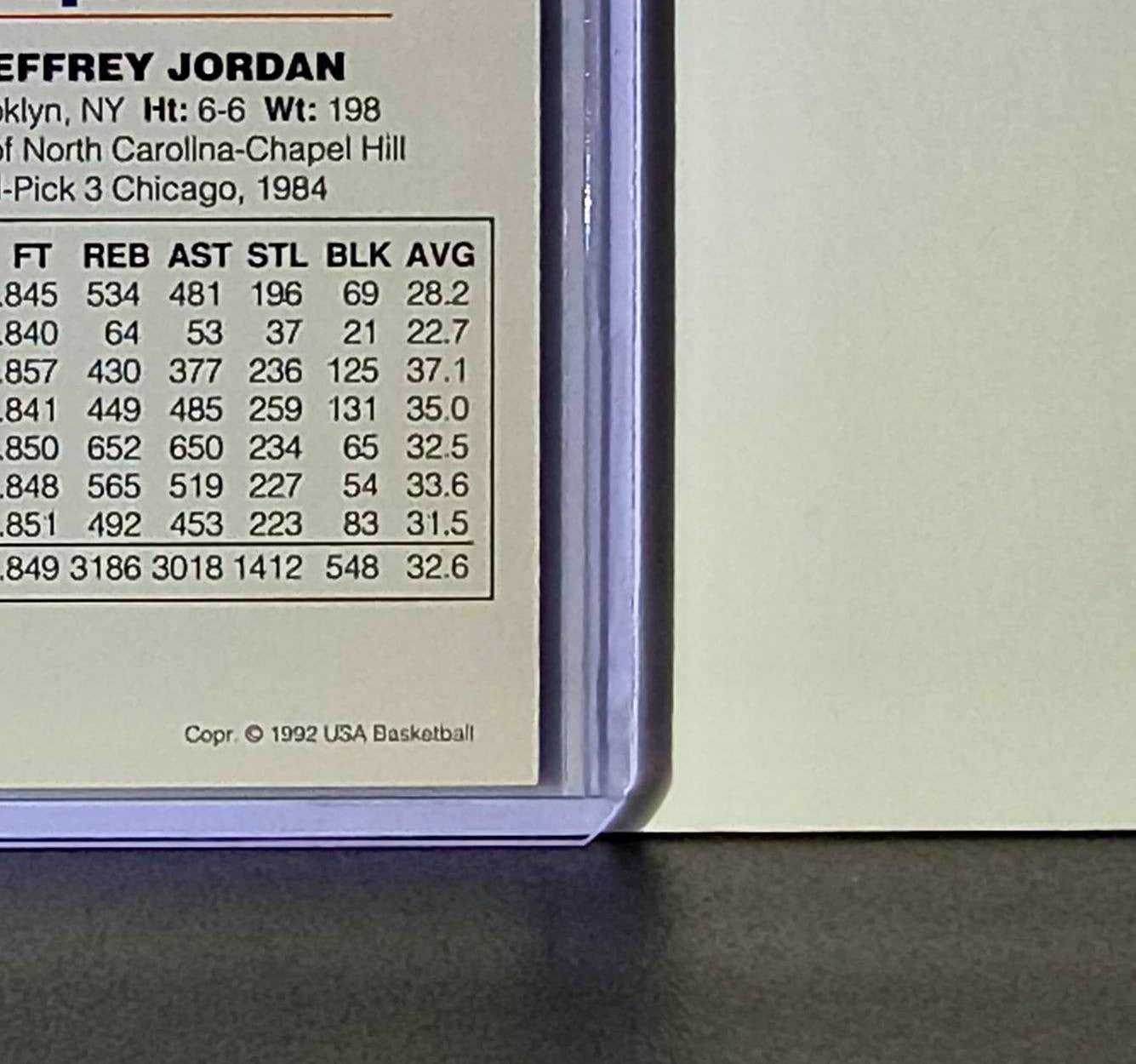 Michael Jordan 1992-93 Skybox USA Basketball #37 Basketball Card Chicago Bulls
